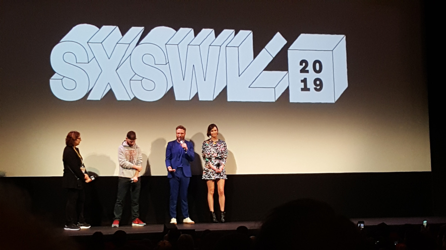 Director and Main Actors Long Shot at SXSW