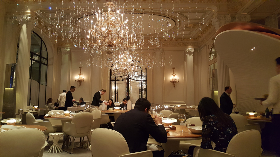 Dinner at Alain Ducasse