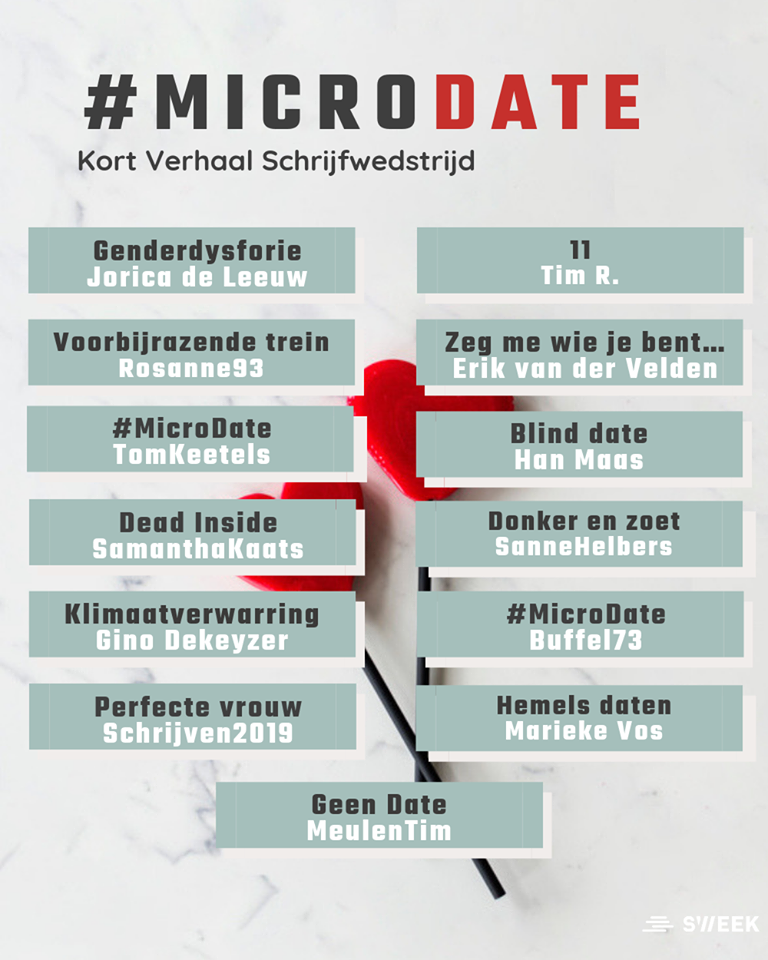 Uitslag #MicroDate wedstrijd Sweek.com