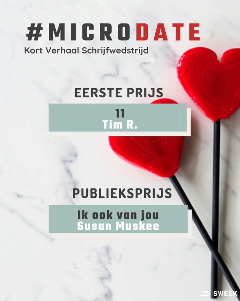 Winnaars #MicroDate wedstrijd Sweek.com