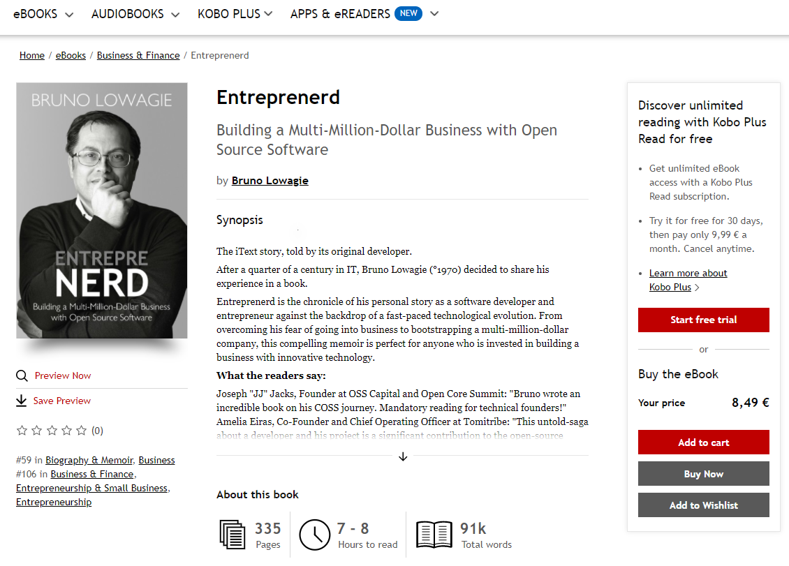 Entreprenerd on Rakuten Kobo