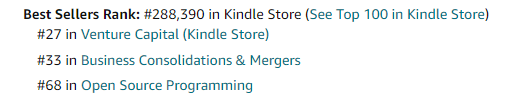 Amazon ranking example