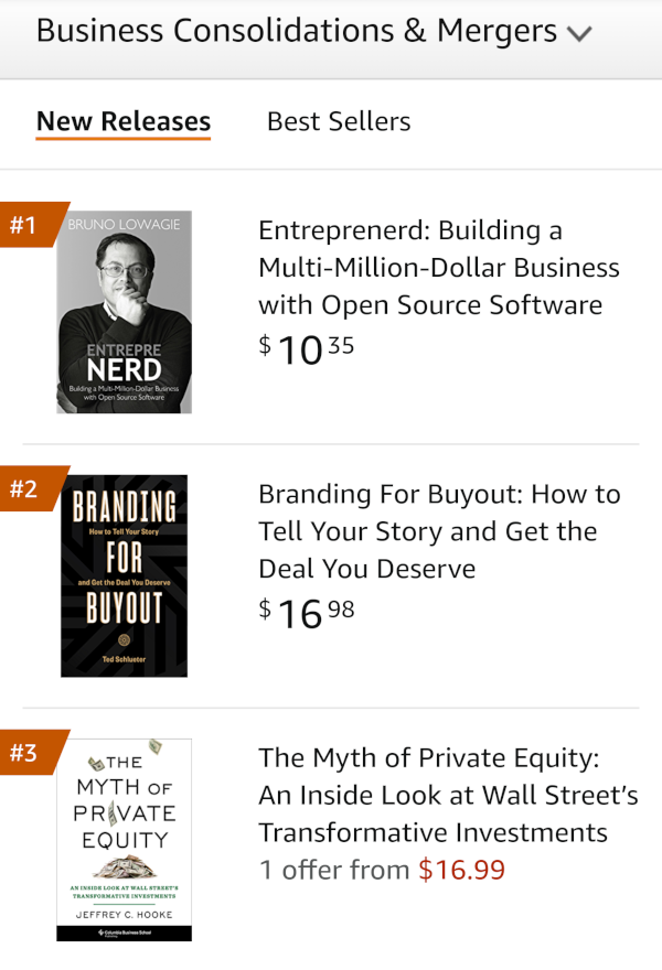 Amazon ranking: Entreprenerd #1