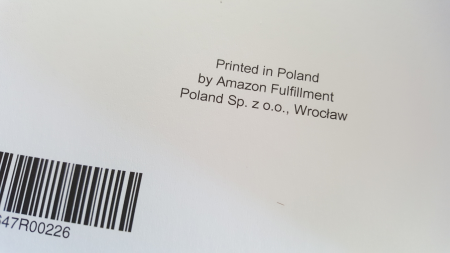 Amazon books: Printed in Poland